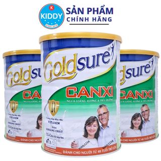 Sữa canxi GOLDSURE CANXI NL 900G dành cho người già, ngừa loãng xương, tiểu đường