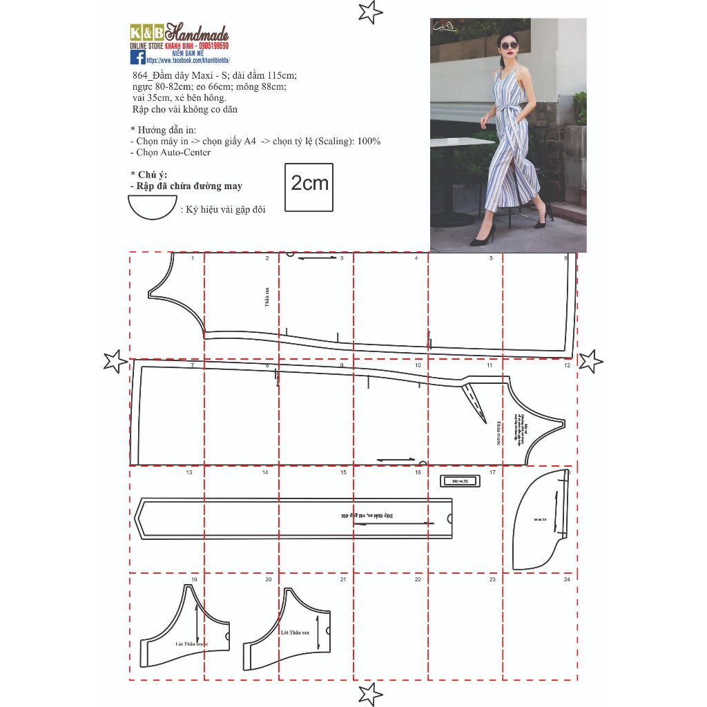 Rập giấy A0 mã 864 (BẢN VẼ)