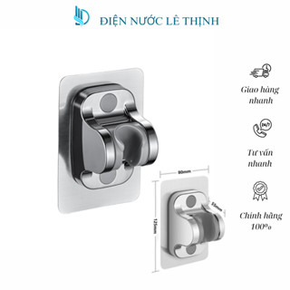 Giá đỡ vòi sen tắm, gác cài vòi xịt rửa nhà vệ sinh nhựa ABS dán tường tiện lợi