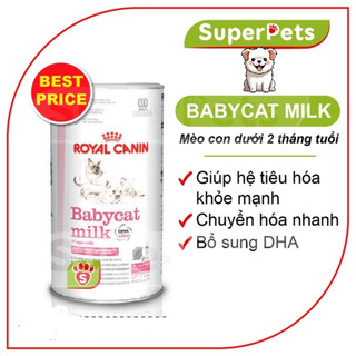 [10/2024] Babycat milk 300g Sữa Bột Cho Mèo Con Royal Canin Siêu Dinh Dưỡng Gói 100g