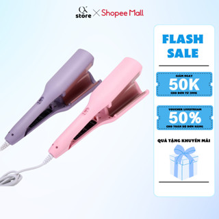 Máy Uốn Tóc Xoăn Sóng Nước Hippie 32mm, Máy Làm Xoăn Sóng Nước Chỉnh Nhiệt, Chất Liệu Gốm Sứ Ceramic Cao Cấp  DIDOOGLT