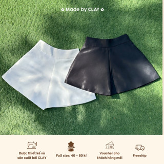 Libe Short Quần Short Tafta Cạp Cao Dáng Chữ A Phồng Có Bigsize Clay Clothing