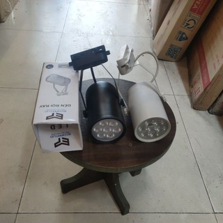 Đèn rọi ray T2/ 7w mắt hạt (7 mắt)