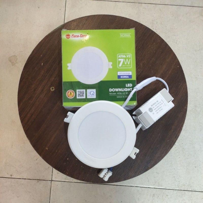 Đèn led âm trần, đèn downlight 7w rạng đông d90