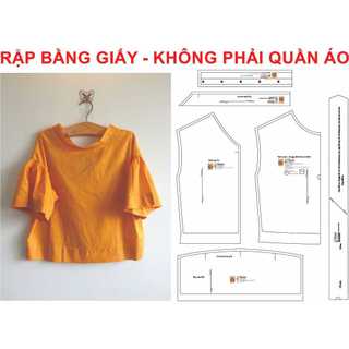 Rập áo kiểu - Rập giấy mã 557 (BẢN VẼ)