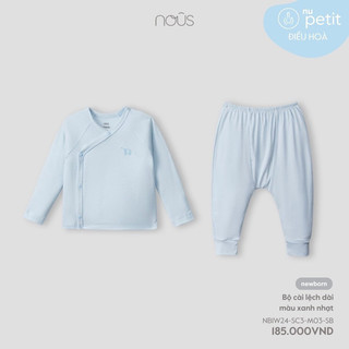 Nous - Bộ cài lệch và cài thẳng size newborn