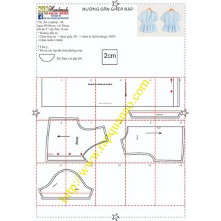 Rập áo cổ tim - Rập giấy A0 mã 756 (BẢN VẼ)