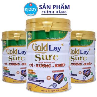 Sữa khớp Goldlay Cơ Xương Khớp 900g giúp xương khớp chắc khỏe, giảm đau nhức khớp