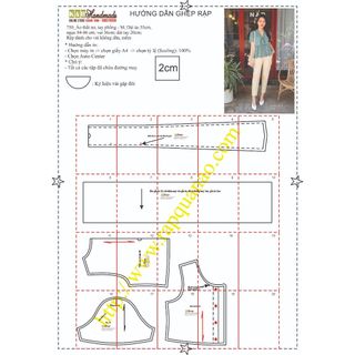 Rập giấy a0 mã 750 - rập áo thắt nơ