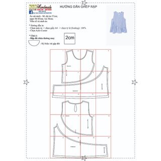Rập giấy mã 505 - rập áo sát nách(BẢN VẼ)