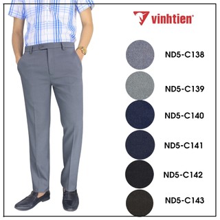 Quần Tây Nam Dáng Slimfit Vĩnh Tiến Trơn QT425