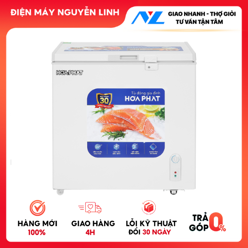 HPF AD6162 - Tủ đông Hòa Phát 162 Lít HPF AD6162 - Bảo hành chính hãng - Miễn phí giao HCM