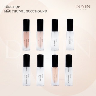 Mẫu Thử Nước Hoa Dành Cho Nữ 5ml Chọn Mùi Hương Duyenperfume