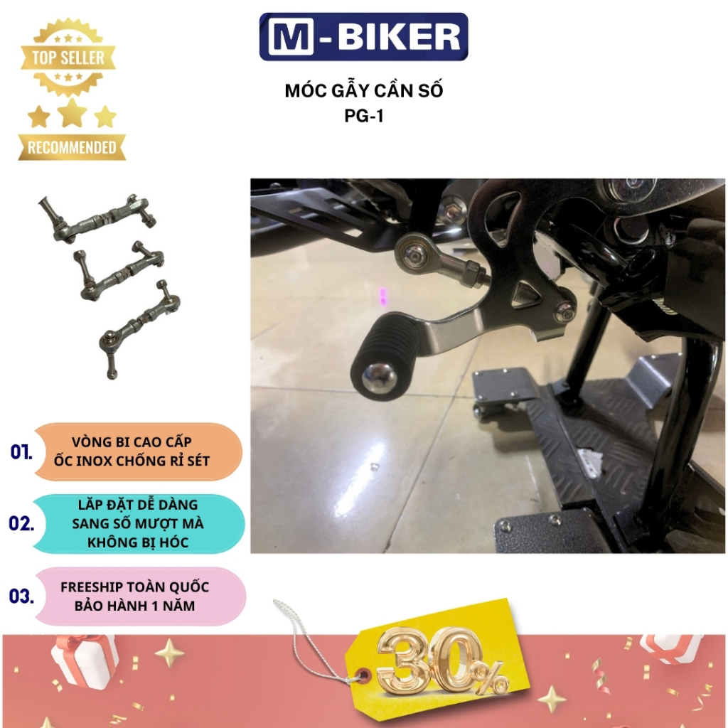 [Chính hãng]Móc cần số pg1,đũa móc cần số yamaha pg1 chính hãng Mbiker.