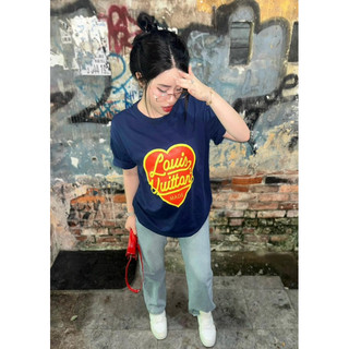 Áo Thun LV Trái Tim Form Unisex Nam Nữ - Chất Liệu 100% Cotton Co Dãn 2 Chiều - Áo Full Tem Tag Túi Zip