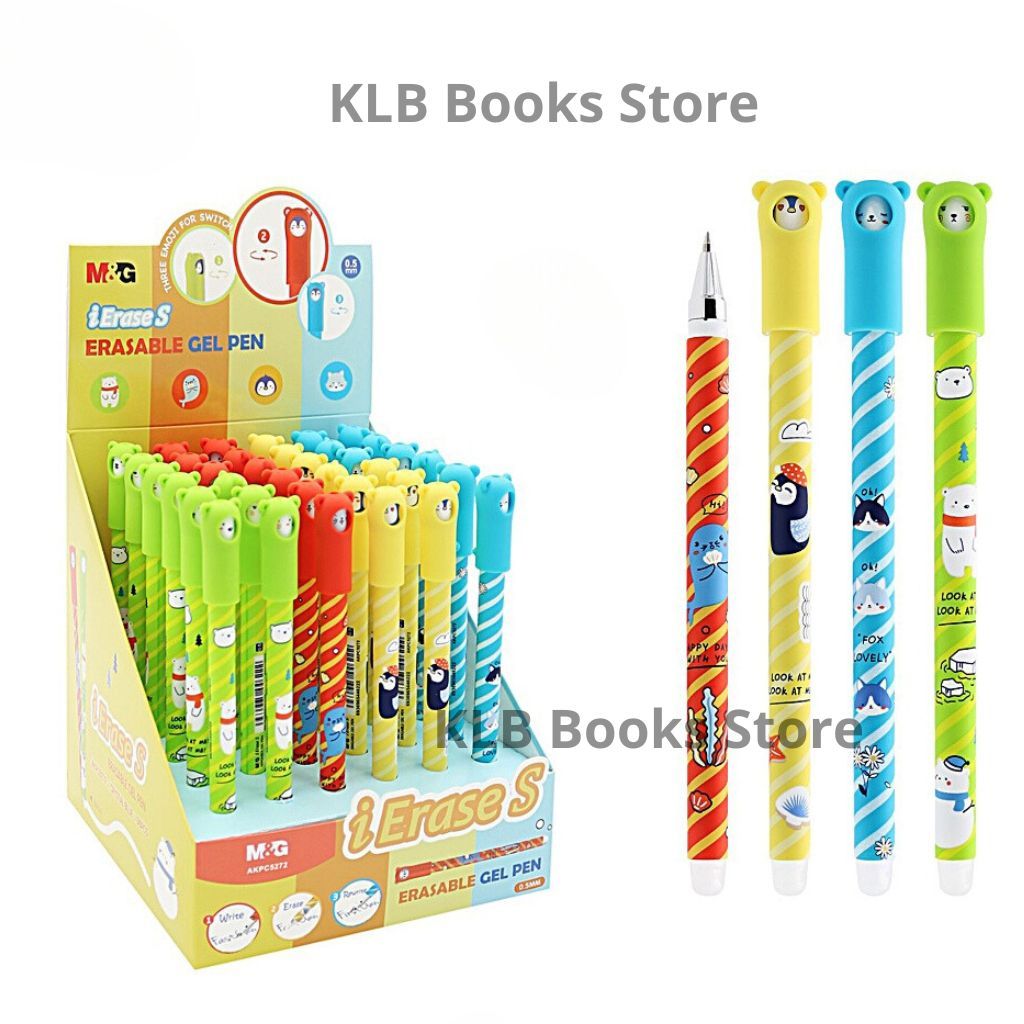 Bút Gel Nước Xóa Được M&G 5272 Ngòi 0.5mm, Giao Hình, Màu Ngẫu Nhiên