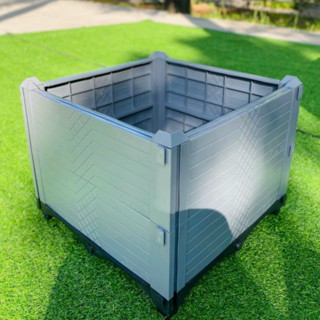 Chậu ghép thông minh HDPE/PP 50x50x39cm: Thẩm mỹ, kết cấu chắc, dễ lắp đặt, phù hợp mọi cây trồng.