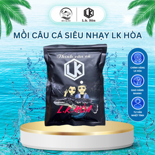 Combo 10 gói mồi câu cá lk hòa - thính câu cá chép, trắm, trôi, tổng hợp siêu nhạy
