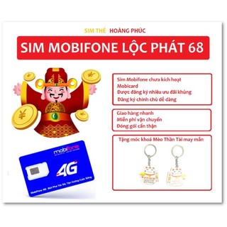 Sim Mobifone 68 66 86 88 lộc phát phong thủy, sim nguyên kít chưa kích hoạt, đầu số 07, mobicard.