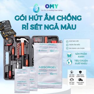 Gói hút ẩm chống rỉ sét ngả màu kim loại thương hiệu cao cấp Absorgel nhập khẩu thụy điển