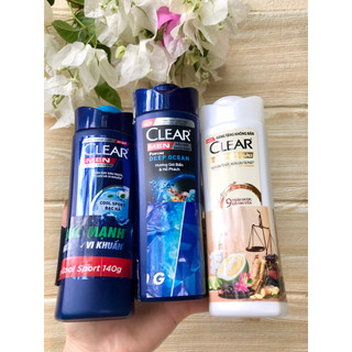 Dầu gội đầu clear 142gr hàng quà khuyến mãi clear