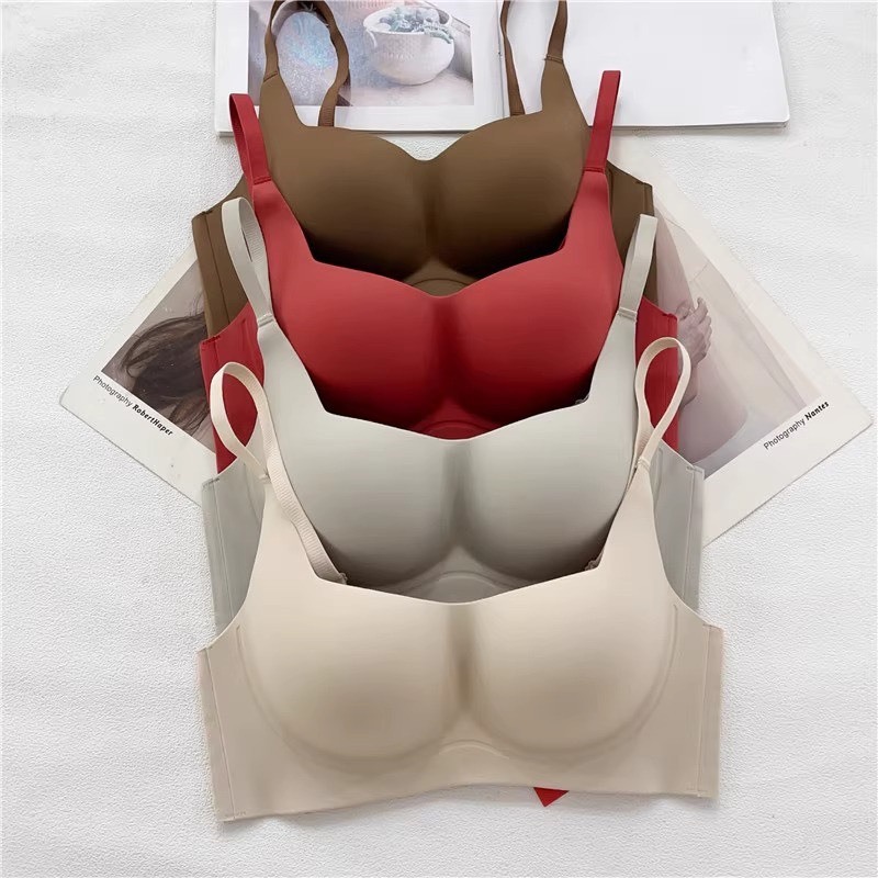 Áo ngực su đệm mỏng cao cấp không gọng ôm gọn ngực đầy quai to kiểu dáng basic phù hợp với mọi lứa t
