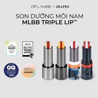 Grafen son dưỡng môi nam triple lip, son dưỡng môi có màu