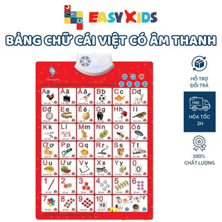 Bảng Chữ Cái Chữ Số Tiếng Việt Cảm Ứng Treo Tường Phát Âm Thanh Cho Bé Học Đánh Vần Học Chữ Học Số
