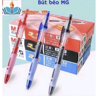 12 cây bút béo,bút nước m&g 1163.ngòi 0,5mm có ruột thay