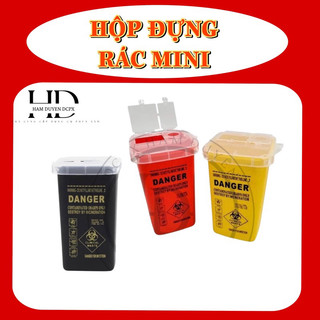 Thùng rác đựng kim xăm, thùng rác mini