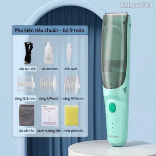  Tông Đơ Cắt Tóc Cho Bé Misuta Chấn Viền Máy Cắt Tóc Trẻ Em Có Chức Năng Hút Tóc Tự Động 