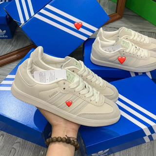 Giày thể thao sneaker Samba xám be siêu đẹp
