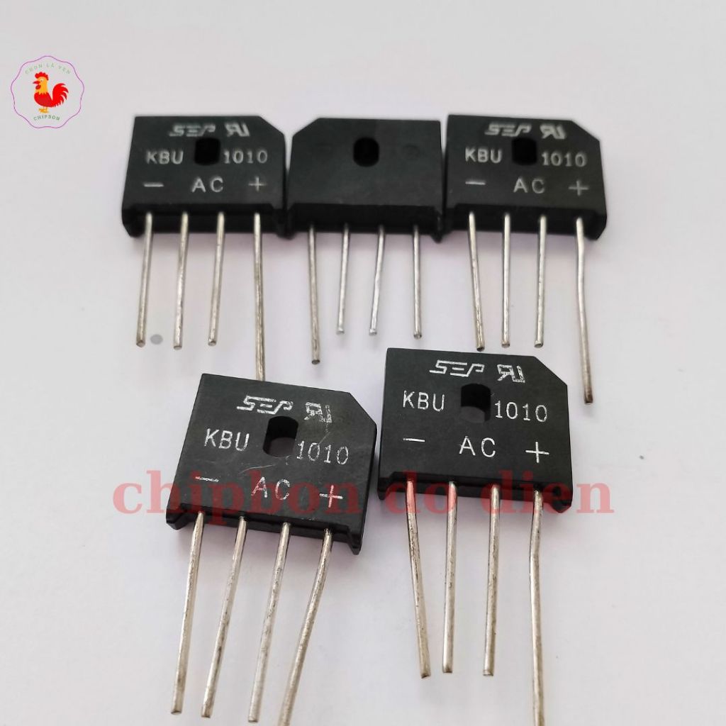 Set 5 diot chỉnh lưu 10A SEP KBU1010 chuyển điện AC thành DC