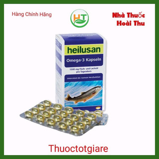 Heilusan Omega 3 Kapseln 1500 mg - Bổ sung DHA,EPA, Vitamin E  giúp phát triển não bộ,tốt cho tim mạch(H120 viên)