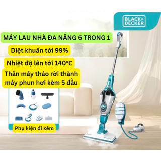 Cây lau nhà hơi nước đa năng black + decker và vileda