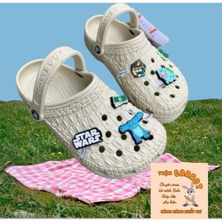 Sục Crocs Classic Clog Unisex Hoạ Tiết Vân Cá Sấu