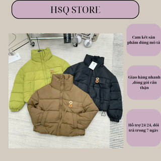 Áo khoác,áo phao nữ, áo phao béo siêu nhẹ,dáng vừa ,chất phao siêu nhẹ ấm áp ,3 màu siêu xinh cổ cao ,free seri 40-65kg