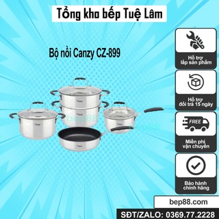 Bộ nồi bếp từ canzy 5 món cz 899