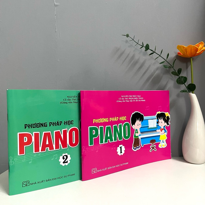 Sách - Combo Sách Phương Pháp Học Piano (Tập 1 + Tập 2)