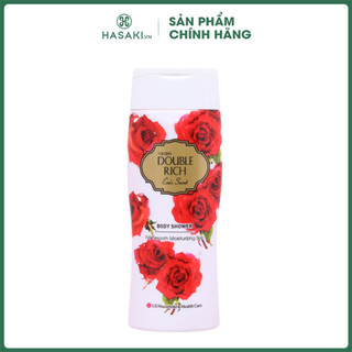 Sữa tắm double rich cân bằng ẩm hương hoa hồng 200g hasaki sản phẩm chính hãng