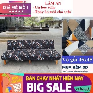 Bọc sofa bed, ga bọc ghế sofa, vải bọc ghế sofa - LÂM AN cho ghế sofa giường
