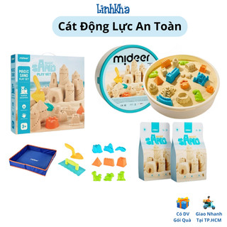  Cát Động Lực Ma Thuật Cho Bé Kèm Khuôn Và Khay Chơi - Mideer Magic Sand Play Set 