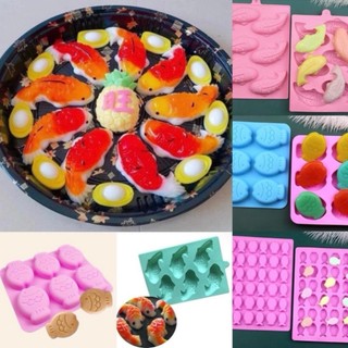Hcm-khuôn silicon 6,36 con cá, cá chép, cá koi làm bánh, socola, rau câu, pudding diệu thư shop