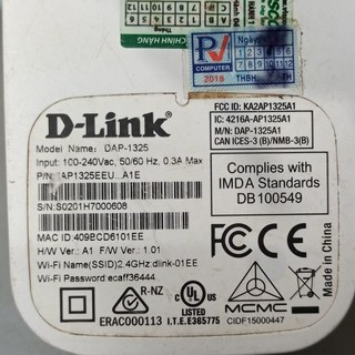 Bộ Kích Wifi D-LINK DAP-1325 ( Hàng Cũ )