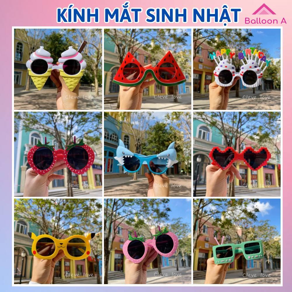 Kính Sinh Nhật, Mắt Kính Chữ HAPPY BIRTHDAY Dành Cho Tiệc Sinh Nhật, Chụp Ảnh Dễ Thương Cute Hot Trend