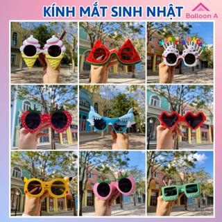 Kính Sinh Nhật, Mắt Kính Chữ HAPPY BIRTHDAY Dành Cho Tiệc Sinh Nhật, Chụp Ảnh Dễ Thương Cute Hot Trend