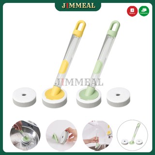 Chổi cọ rửa, chà rửa chén bát xoong nồi có bình nước rửa chén ikea videveckmal