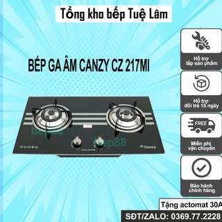 Bếp ga âm canzy cz 217mi | bảo hành chính hãng 3 năm