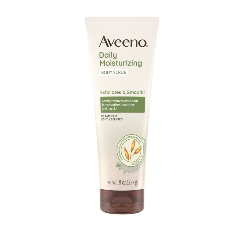 Aveeno Stress Relief Sữa tắm tẩy tế bào chết nhẹ nhàng bằng yến mạch và tẩy tế bào chết toàn thân kh
