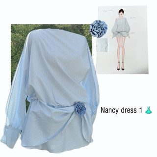 Váy tiểu thư trễ vai sang chảnh Nancy dress thiết kế AGUJA